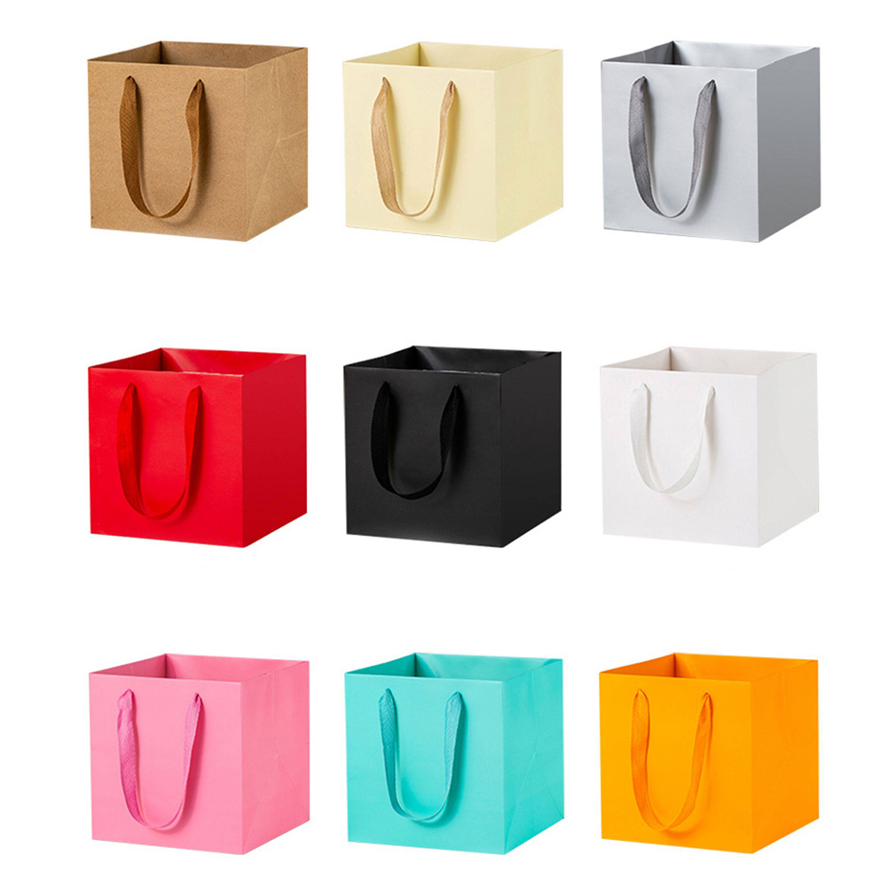 Macron Paper Packing Bag for Gift Packing, New Year Clothes, Shoes Presents, Packaging Supplies, Wedding Candy,